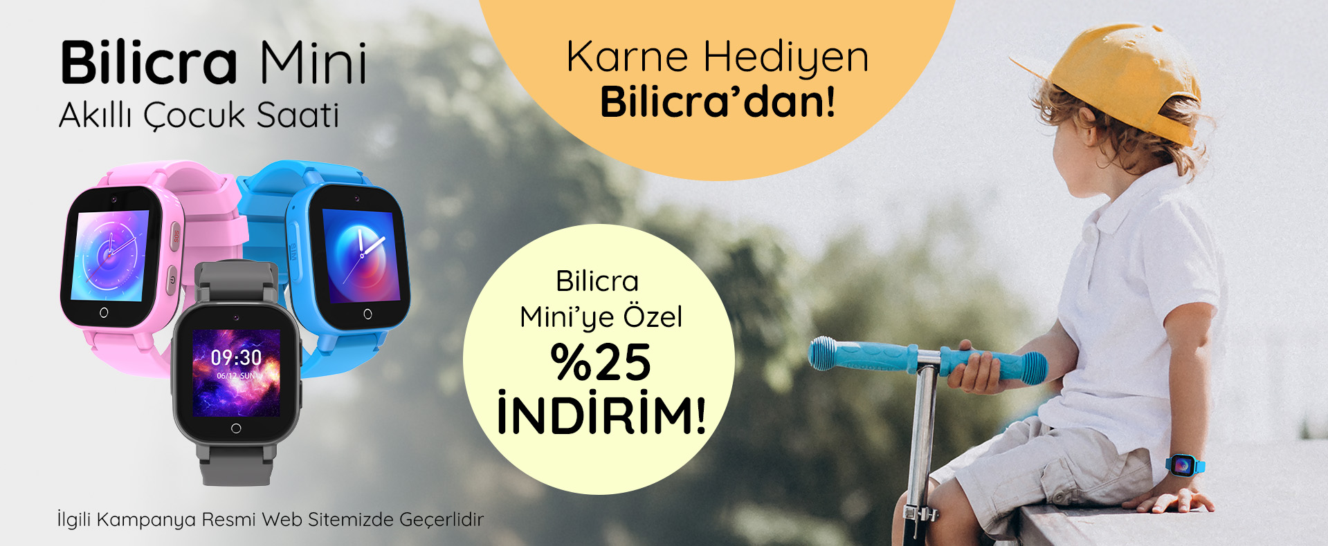 Bilicra Mini Akıllı Çocuk Saati